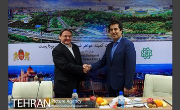 اولین نشست کمیته خواهر شهری تهران و بوداپست 2