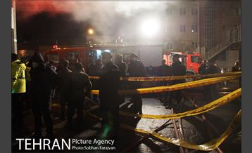 آتش سوزی انبار لوازم خانگی در خیابان 17شهریور 5