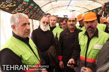 بازدید اعضای شورای اسلامی شهر تهران از خدمات رسانی به زائران اربعین حسینی 9