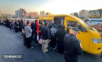 خدمت‌رسانی رایگان تاکسی‌های شهری به شرکت‌کنندگان مراسم تشییع پیکر آقای شهید ایران 2