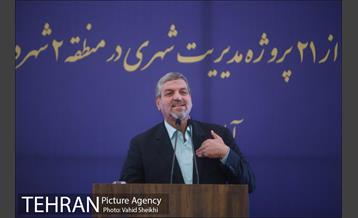 آیین بهره برداری از 21 پروژه شهری منطقه 2 8