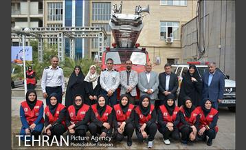 بازدید اعضای شورای اسلامی شهر از نمایشگاه آتش نشانی 10