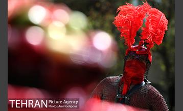 مراسم آتش زدن خیمه ها در ظهر عاشورا‎ 4