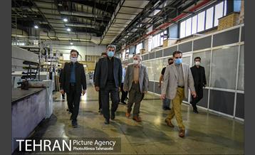 بازدید شهردار از چاپخانه همشهری 12