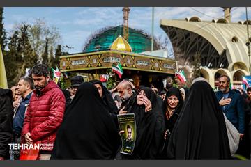 تشییع پیکر سردار شهید علی‌محمد نائینی