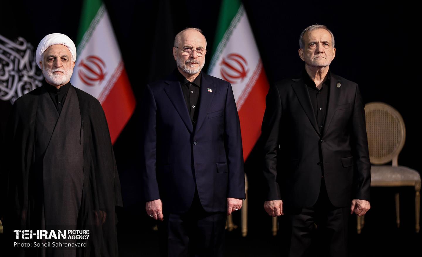 مراسم ادای احترام مقامات و هیئت‌های رسمی کشورهای مختلف به پیکر آقای شهید ایران 14