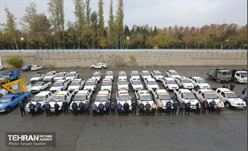 مانور برف روبی شهرداری منطقه 5