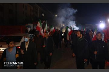 یادمان شهدا در محل تجاوز آمریکایی-صهیونیستی به ساختمان‌های مسکونی 21
