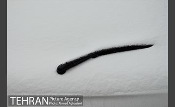 بارش نخستین برف پاییزی تهران 12