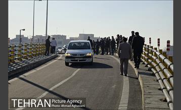 افتتاح پل شرق به شمال تقاطع بزرگراه های نیایش و شهید چمران 16