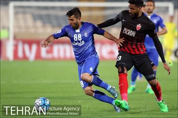 دیدار تیم های فوتبال استقلال ایران و الاهلی امارات