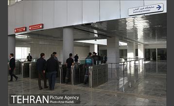 افتتاح خط و ایستگاه مترو نمایشگاه شهر آفتاب 23