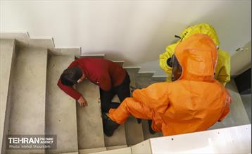 مانور انتشار مواد شیمیایی در منطقه۷