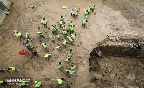 آغاز عملیات ساماندهی منطقه امامزاده داوود(ع) پس از سیلاب 29