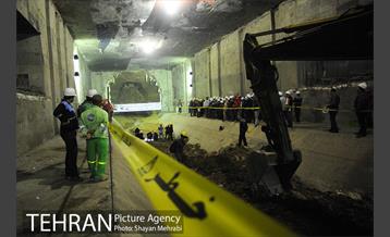 مراسم ورود ماشین حفاری(TBM) به ایستگاه مترو امیرکبیر در خط 6 متروی تهران 20