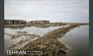 عملیات تخلیه آب از محلات گمیشان 6