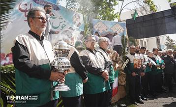 تشییع پیکر مطهر شهید محمد حسن زارعی در منطقه ۸ 14