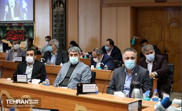 نخستین جلسه ستاد مدیریت بحران کرونای شهرداری تهران 12