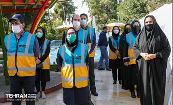 رزمایش مبارزه با اپیدمی کووید ۱۹ در منطقه ۸ 7