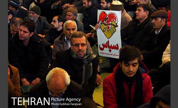 تشییع شهدای آتش نشان در شبستان مصلی-2 15