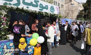 خدمت‌رسانی موکب زینبیه(س) منطقه ۸ در مصلای تهران 2