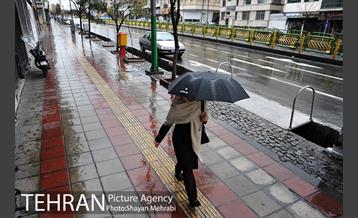 بارش باران بهاری در تهران  5