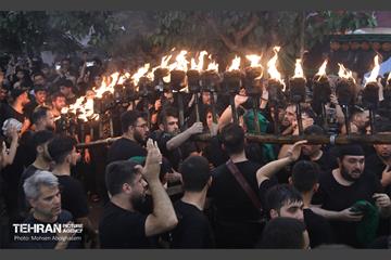 آیین مشعل‌گردانی در دولت آباد تهران 11
