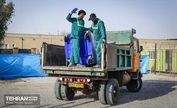 خدمات رسانی شهرداری منطقه 5 در پایانه مرزی مهران 3