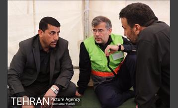 بازدید رییس ستاد اربعین شهرداری تهران از مرکز اسکان خادمین حسین 17