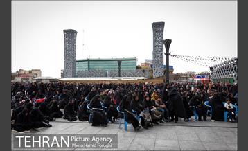 آیین سنتی سمنو پزان در میدان امام حسین (ع) 4