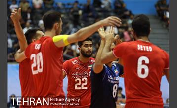 دیدار تیم های ملی والیبال ایران و هند 4