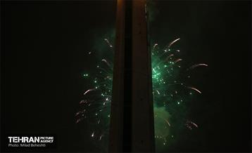 نور افشانی پایتخت از فراز برج میلاد 7