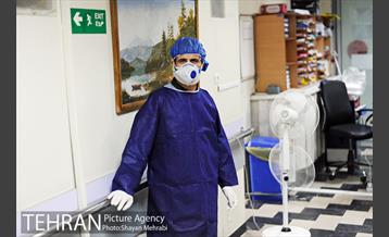 بخش بیماران کرونایی بیمارستان بوعلی 13