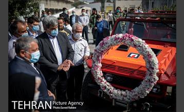 آئین رونمایی از تجهیزات جدید سازمان آتش نشانی شهرتهران  14