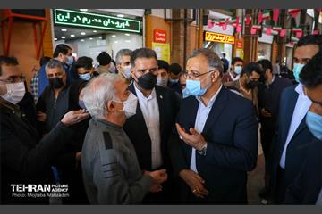 بازدید شهردار تهران از فروشگاه شهروند و میادین میوه تره بار 12