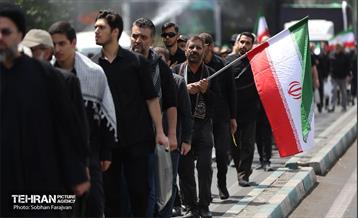 دسته عزاداری دانشگاه امام صادق(ع) در ظهر عاشورا 50