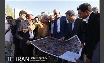 بازدید شهردار تهران از پروژه های عمرانی شهر تهران 17