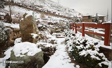 روز برفی در آبشار تهران 18