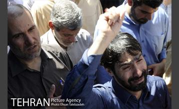 تشییع پیکر شهدای حادثه تروریستی تهران 29