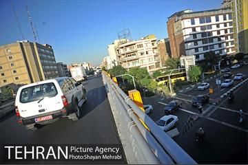 بازگشایی نیمه جنوبی پل کریمخان 9