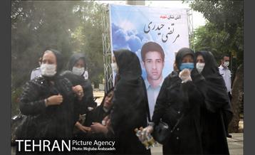 مراسم تشییع آتش نشان شهید مرتضی حیدری 6