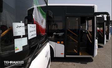 رونمایی از ۱۰۰ دستگاه اتوبوس ناوگان حمل و نقل عمومی شهر تهران 63