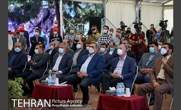 آیین بهره برداری از پروژه های مدیریت سیلاب در غرب تهران  11