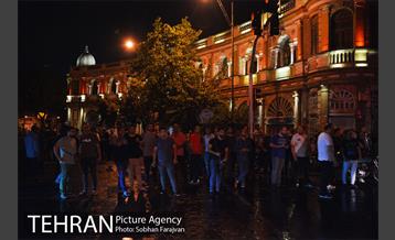 آتش سوزی ساختمان میدان حسن آباد-2‎ 14