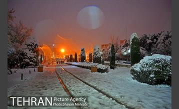 روز برفی در پارک لاله 16