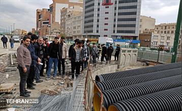 بازدید دانشجویان از پروژه خرازی و تقاطع آبشناسان-جنت آباد  8