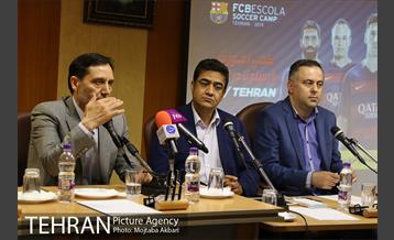 نشست خبری مسئولان استعدادیابی بارسلونا 4