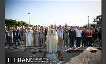 اقامه نماز عید فطر در جوار حرم حضرت شاه عبدالعظیم 4