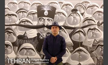 نمایشگاه نقاشی بزرگمهر حسین پور 1