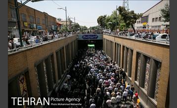 مراسم تشییع پیکرهای مطهر ۱۵۰ شهید تازه‌ تفحص‌ شده دفاع مقدس  - ۲ 25